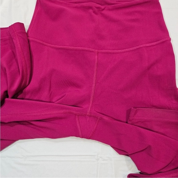 Lululemon Groove Super-High-Rise Flared Pant Nulu 32" (Magenta Purple) - Picture 9 of 11